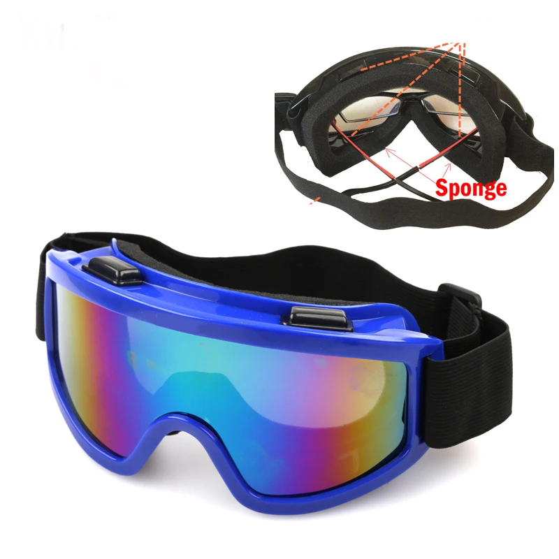 Gafas de esquí UV400 a prueba de viento y polvo, lentes para miopía integradas, gafas para esquiar