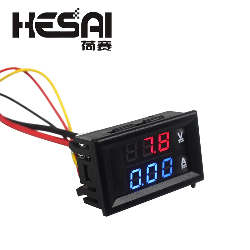 Dual LED Digital DC 100V 10A Voltmeter Ammeter Voltage Amps Power Meter Dual LED Digital DC 100V 10A Voltmeter Ammeter Voltage Amps Power Meter