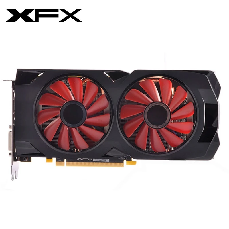 Видеокарты XFX RX 470 4 Гб экран AMD Radeon RX470 470D графические карты 256 бит PUBG компьютерная