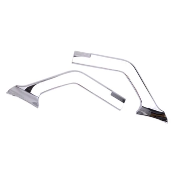 

2pcs Chrome Front Bumper Lower Grille Grill Mesh Cover Trim Bar Fit for Nissan Rogue XTrail T32