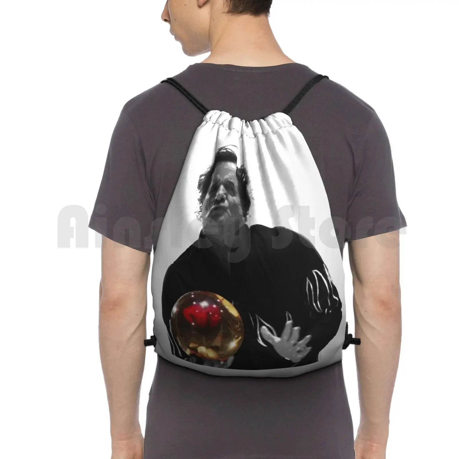 

- Big Ern Bowl Backpack Drawstring Bags Gym Bag Waterproof Movie Film Big Ern Ernie Mccracken Comedy Bill Murray Bowling