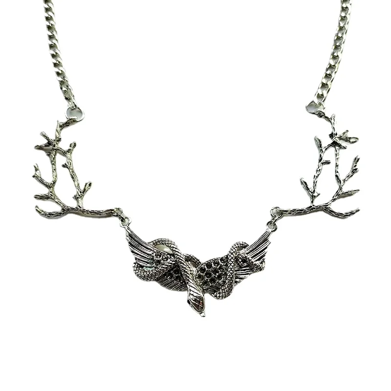 Snake Chocker Necklace Wings Witchcraft Triple Moon Ghost Claw Evil Eyes Starish Pendant Clavicle Necklaces Hip Hop Punk Jewelry | Украшения