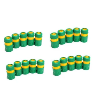 

20 Piece Hose Garden Faucet Water Pipe Connector Quick Connect Adapter Accessories Watering 1/2 Inch