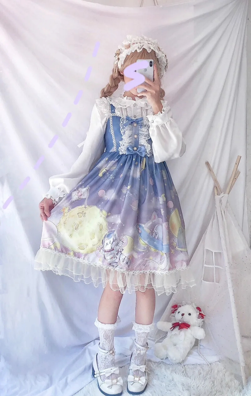 Cosplay&ware Lolita Dress Sweet Cute Japanese Kawaii Girls Princess Maid Vintage Gothic Printed Patterns Lace Pink Summer Skirt -Zentai shop online Hf2fe5164da6f43afbb5bc81dcf2f3c17R.jpg
