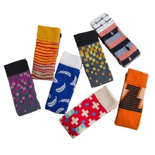 Sports Series  Fashion Striped Color Pattern Cotton Basketball  Socks