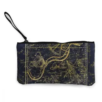 

Constellation Canvas Coin Purse constellations Pattern Print Gift Women Wallet Beautiful