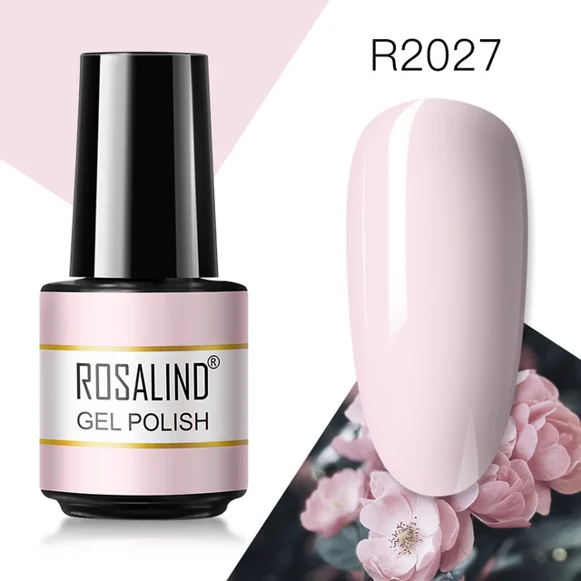 ROSALIND Gel Nail Polish 7ML Matte Base Top Coat For Soak Off Gel Polish UV LED Gel Semi Permanent Varnishes Design Nail Art RAR2027