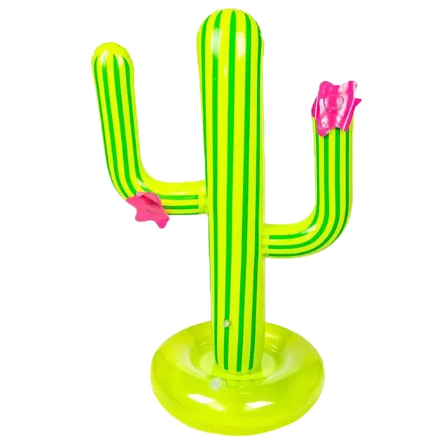 Outdoor Swimming Pool accessories Inflatable Cactus Ring Toss Game Set Floating Pool Toys Beach Party Supplies Party Bar Travel 2