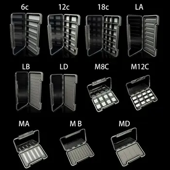 

Slim 100% Waterproof Fly Fishing Boxes Easy Grip Foam Multi Magnetic Compartment L