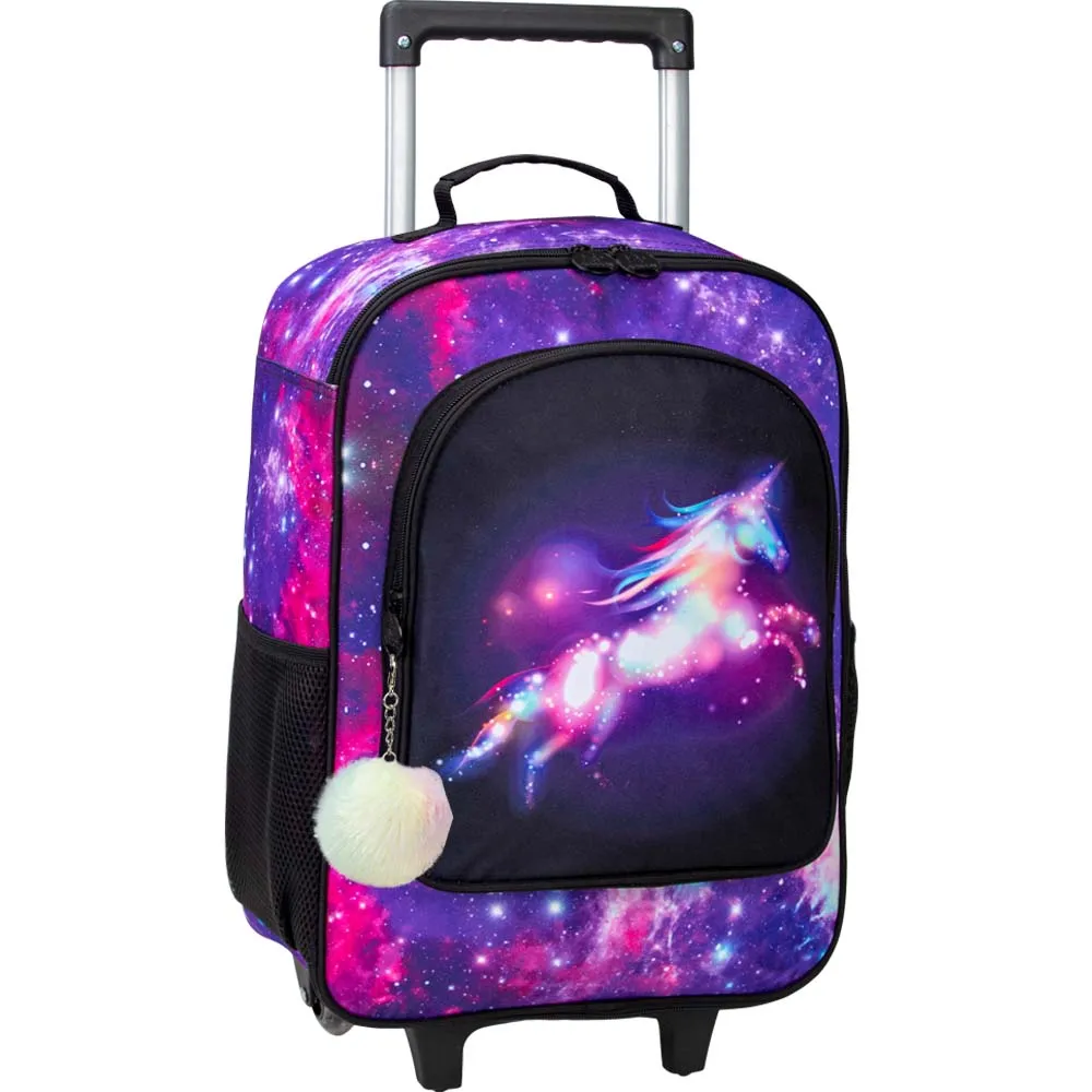 AGSDON Kids Luggage for Girls, Cute Unicorn Rolling Suitcase Wheels for  Children Toddler