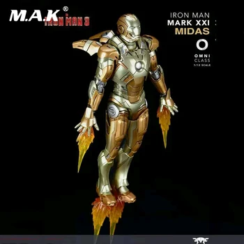 

NEW For collection 1/12 Scale Alloy Iron Man Movable Iron Man MARK XXI MK21 Movable Diecast Figure Doll Model