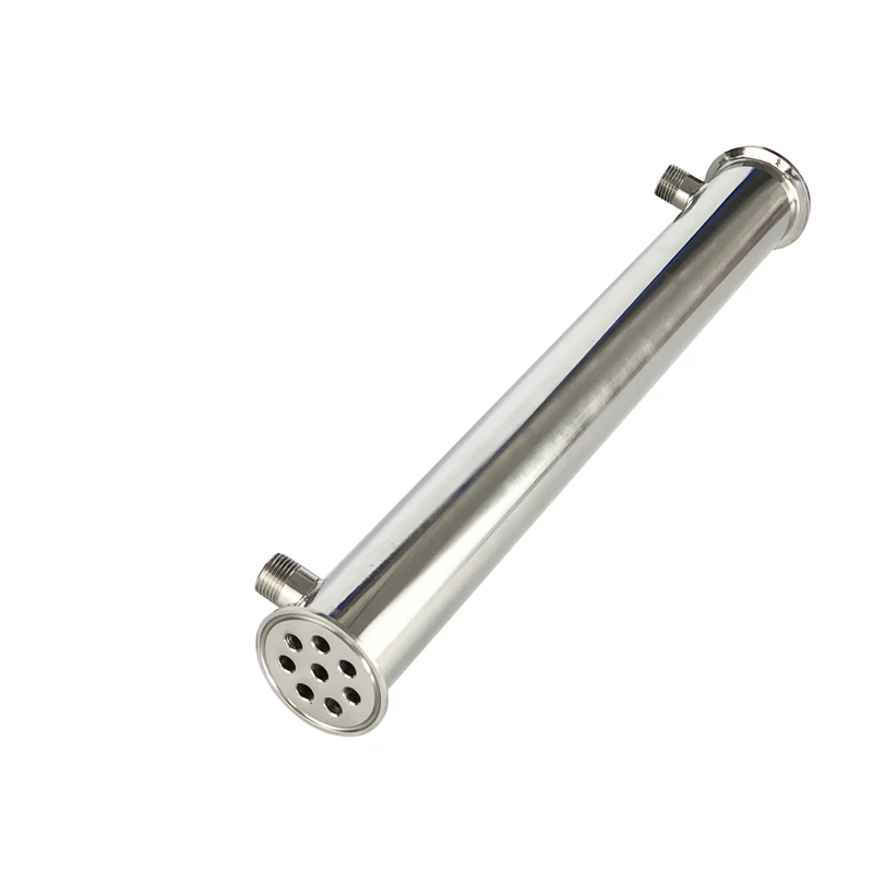

2" 51mm ( OD64mm ) Dephlegmator, Reflux, Distiller Condenser. 450mm, 8 pipes . Sanitary Steel 304