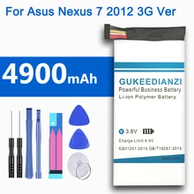 GUKEEDIANZI C11-ME370TG 5700 мАч батарея для Asus Google Nexus 7 Nexus7 2012 3G версия Tab планшет ПК ноутбук замена батареи(China)