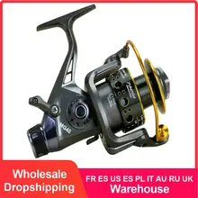 Новинка, двойная тормозная дизайнерская Рыболовная катушка, Супер кальмар, карп, сильная рыболовная кормушка, вращающаяся катушка, спиннинговое колесо, рыболовное колесо MG