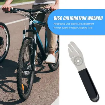 

Bicycle Brake Rotor Truing Fork Stainless Steel Mountain Road Bike Disc Brake Wrenches Repairing Adjustment Calibration Tools