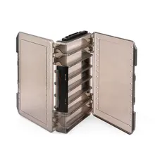 Двухслойный ящик для рыболовной приманки открытый рыбы креветки хранения держатель с портативной ручкой