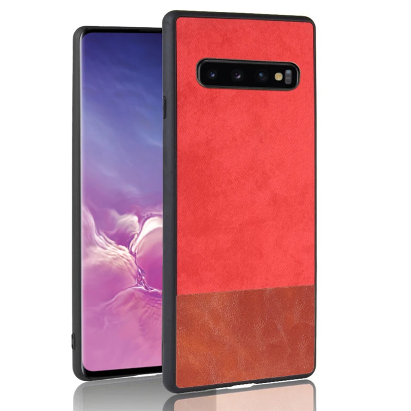 

Phone Case For Samsung S7 S8 S9 S10 Plus A30 A40 A50 A70 Case Cloth Fabric Back Cover Soft TPU funda For A5 A7 A8 J5 J6 J7 2018