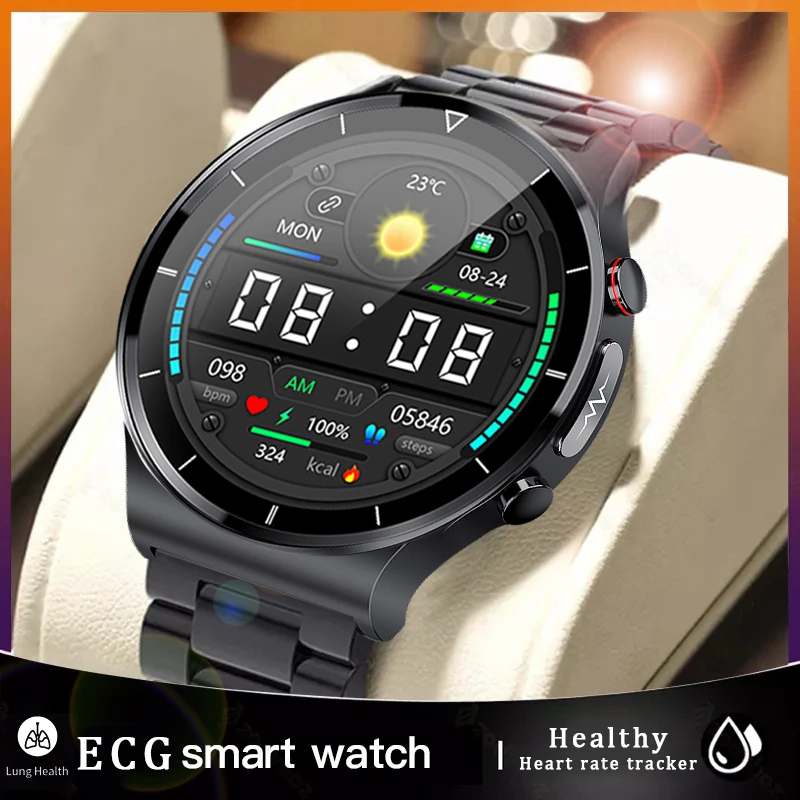 2022 ECG+PPG Independent accurate Heart rate blood pressure Blood oxygen smart watch AI medical diagnosis smartwatch For Xiaomi
