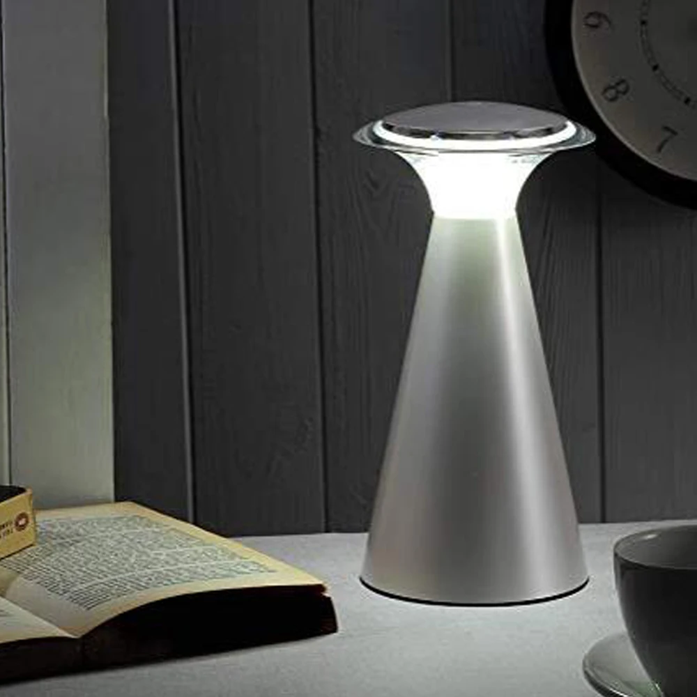 BECOSTAR Modern Wireless Portable Battery Operated LED Touch Table