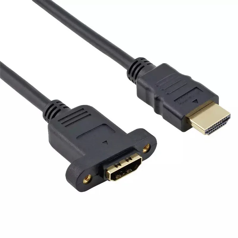 1 шт. 30 см 50 позолоченный HDMI-совместимый Удлинительный кабель штекер-гнездо с