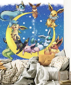 

[Self-Adhesive] 3D Murals For Pokemon 482 Japan Anime Wall Paper mural Wall Print Decal Wall Murals Belly