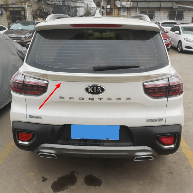 Для Kia Sportage Средний спойлер высокого качества ABS Материал заднее крыло праймер цвет задний спойлер на крышу