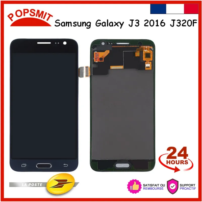 ЖК-дисплей с дигитайзером AMOLED для Samsung Galaxy J3(2016) J320F J320A J320M детали аксессуары