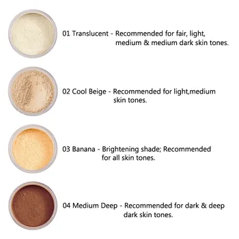 

Newly Loose Powder Translucent Smooth Setting Oil Control Foundation Makeups CLA88