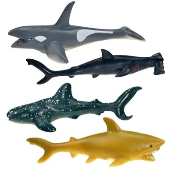 

Lifelike Shark Shaped Toys Realistic Motion Simulation Animal Model For Kids Animals On The Ocean Shark Model For Boy Children