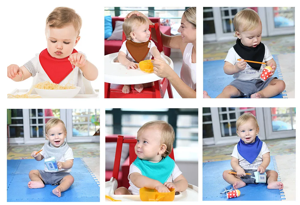 CHUSNE口水巾模特详情页