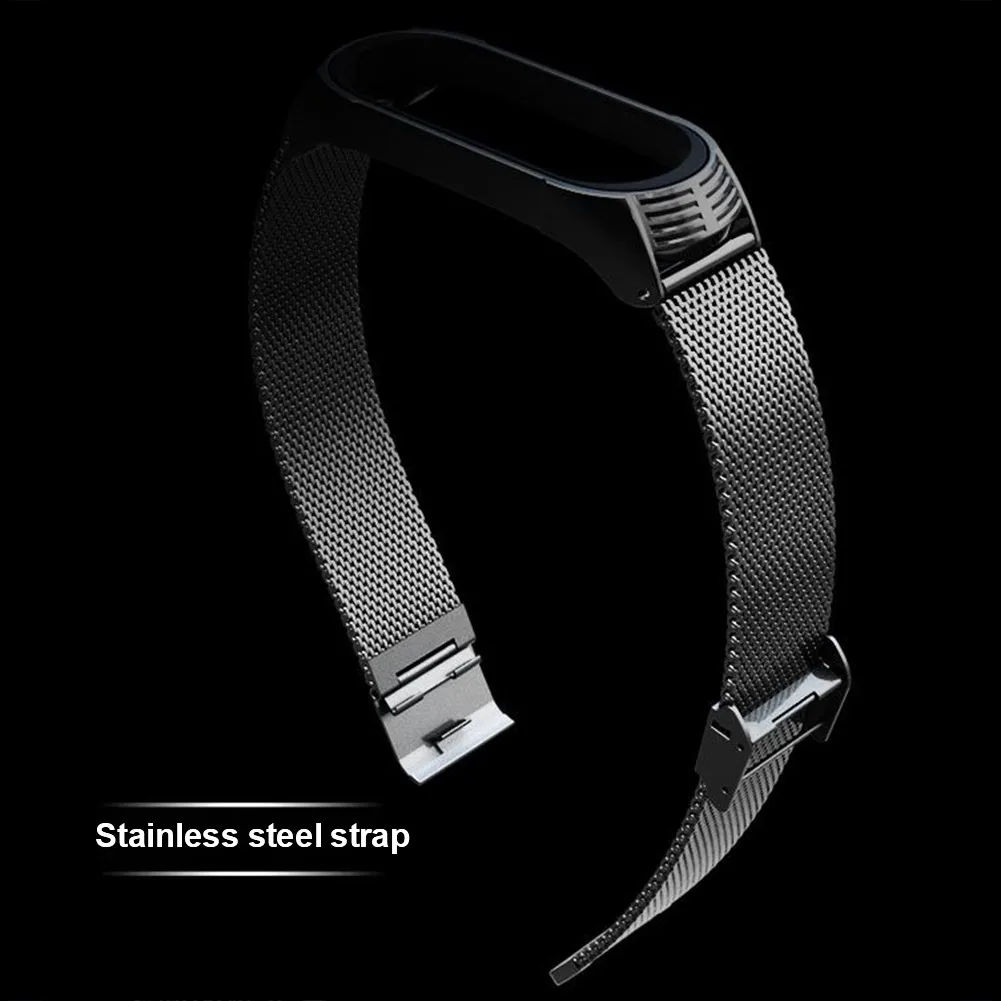 Сменный металлический ремешок для mi Band 4 Xiao mi lano браслет с пряжкой mi Band 4 браслет mi Band 3 World NFC Браслет