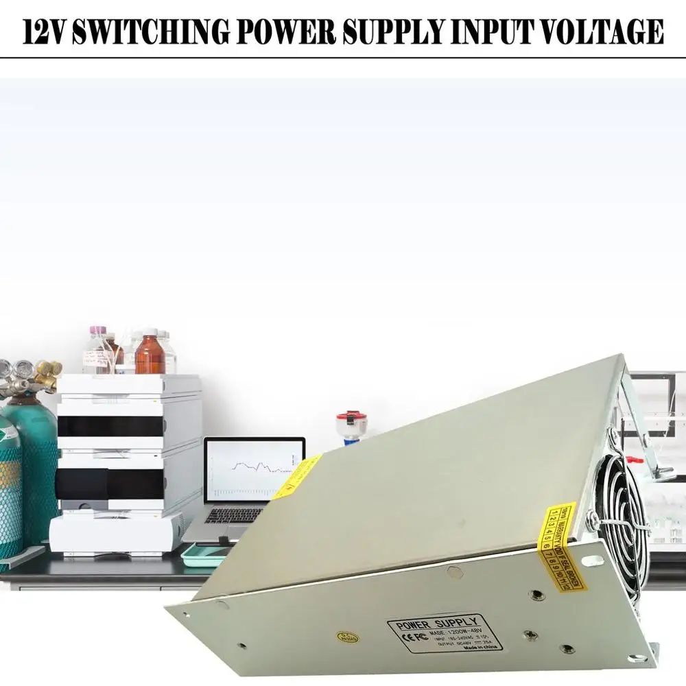12V 1200W импульсный источник Питание освещения Трансформатор переменного тока выключатель питания постоянного тока адаптер для камеры видеонаблюдения