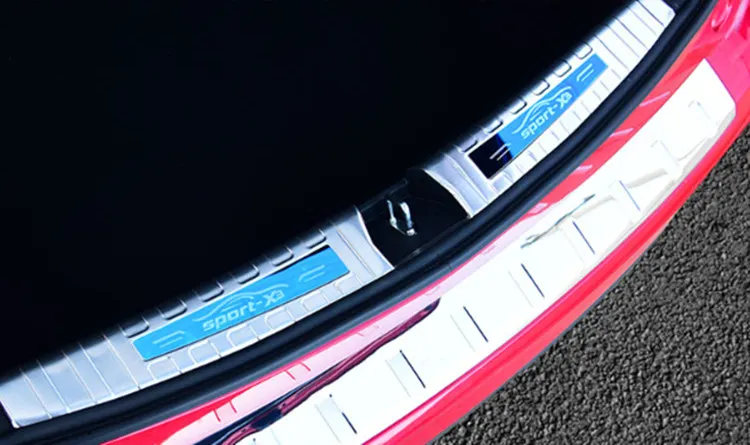 Для Geely Emgrand X3, GX3, автомобильный порог для багажника яркий стикер на бар