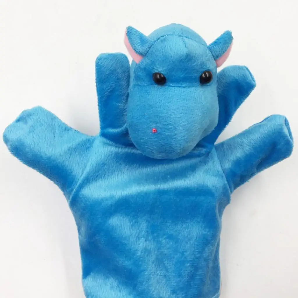 10Pcs Baby Kids Plush Cloth Play Game Story Family Finger Hand Puppets Toys