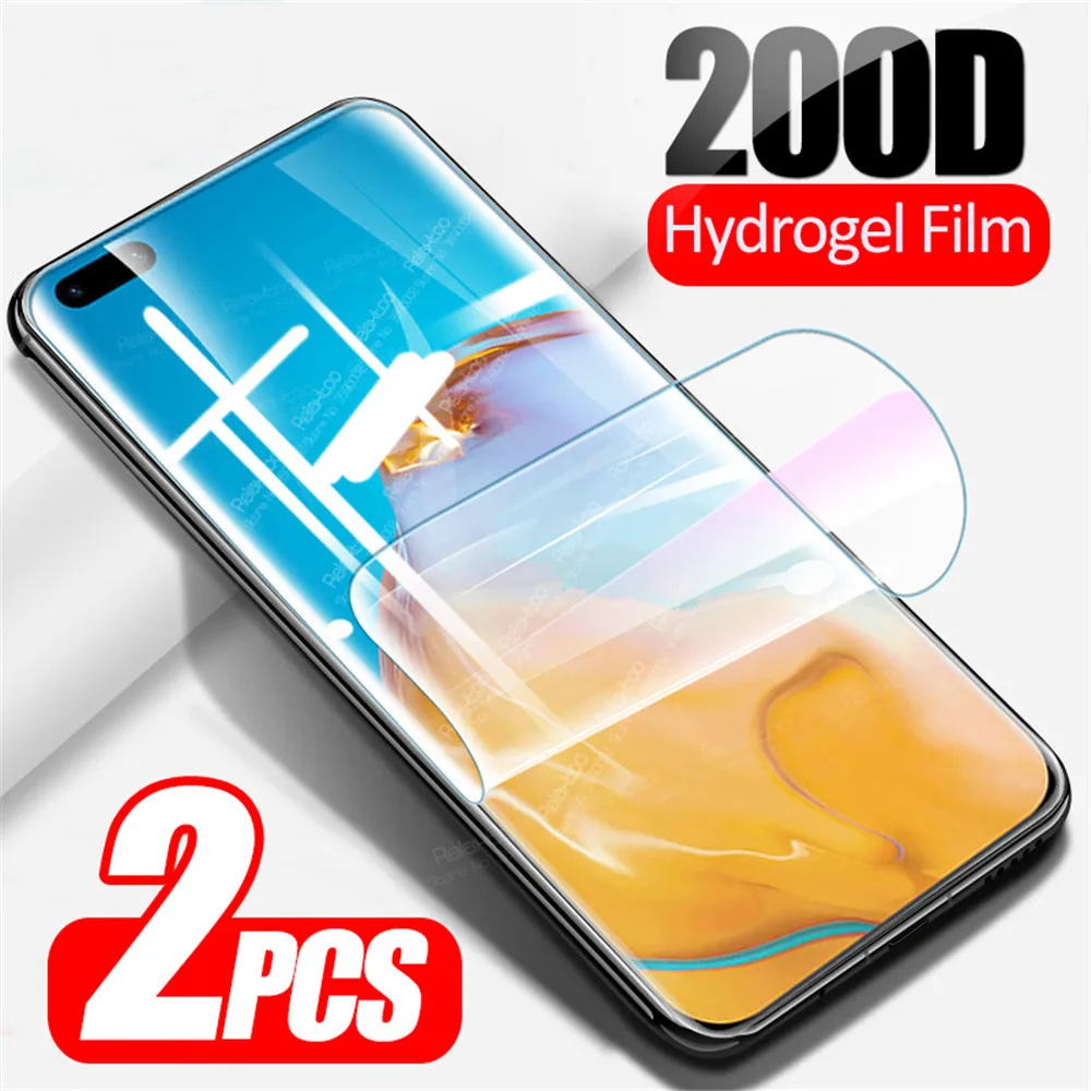 Гидрогелевая защитная пленка 200D для Huawei P40 Pro P20 P30 Lite | Мобильные телефоны и