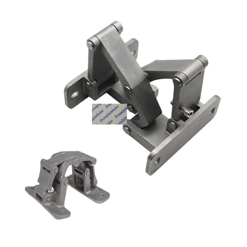 2Pcs Heavy Duty Cast 304 Stainless Steel Concealed Hinge For Marble Granite Panel Fire Hydrant Flush Wall Door