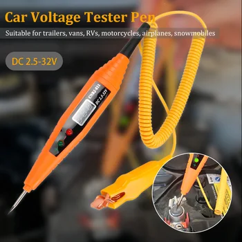 

Digital Test Pencil Multi-function Digital Display Voltage Tester Test Pen 2.5-32V For Checking Circuits Fuses