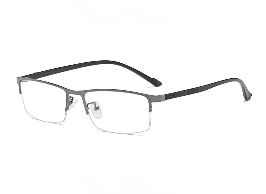 Сплав, квадратная оправа для очков, полная оправа, дизайнерская оптическая близорукость, прозрачная оправа для очков, мужские очки высокого класса - Цвет оправы: 3