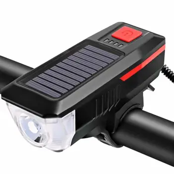 

Solar Bicycle Light Headlight Charging Night Riding Mountain Bike Flashlight Bicycle Accessories Cycling Equipment