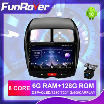 

Funrover Android 10 For MMitsubishi ASX 1 2010 - 2016 Car Radio Multimedia Video Player Navigation stereo GPS 2 din DVD 128G ROM
