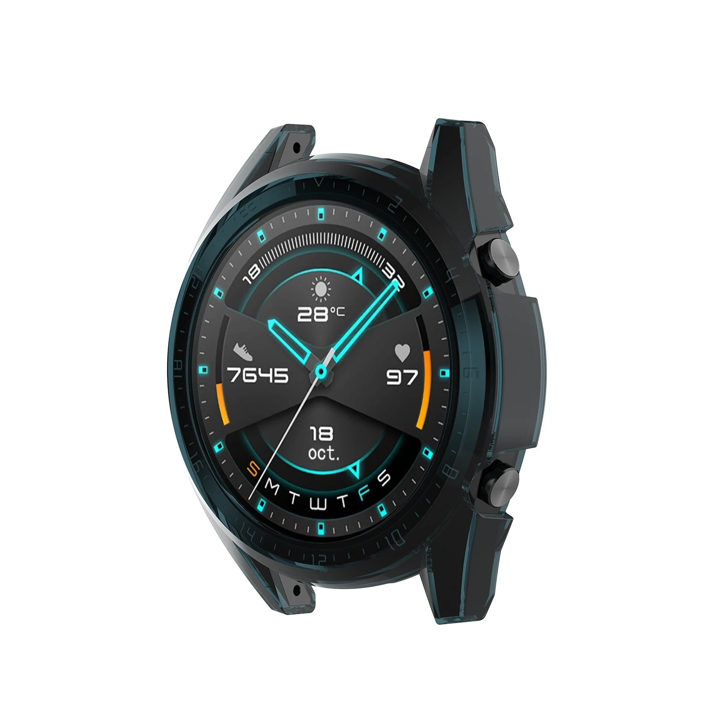 Протектор совместим с huawei Watch 46 мм GT/GT2/Активный защитный scracch-resistant Чехол универсальный чехол для huawei GT(46 мм