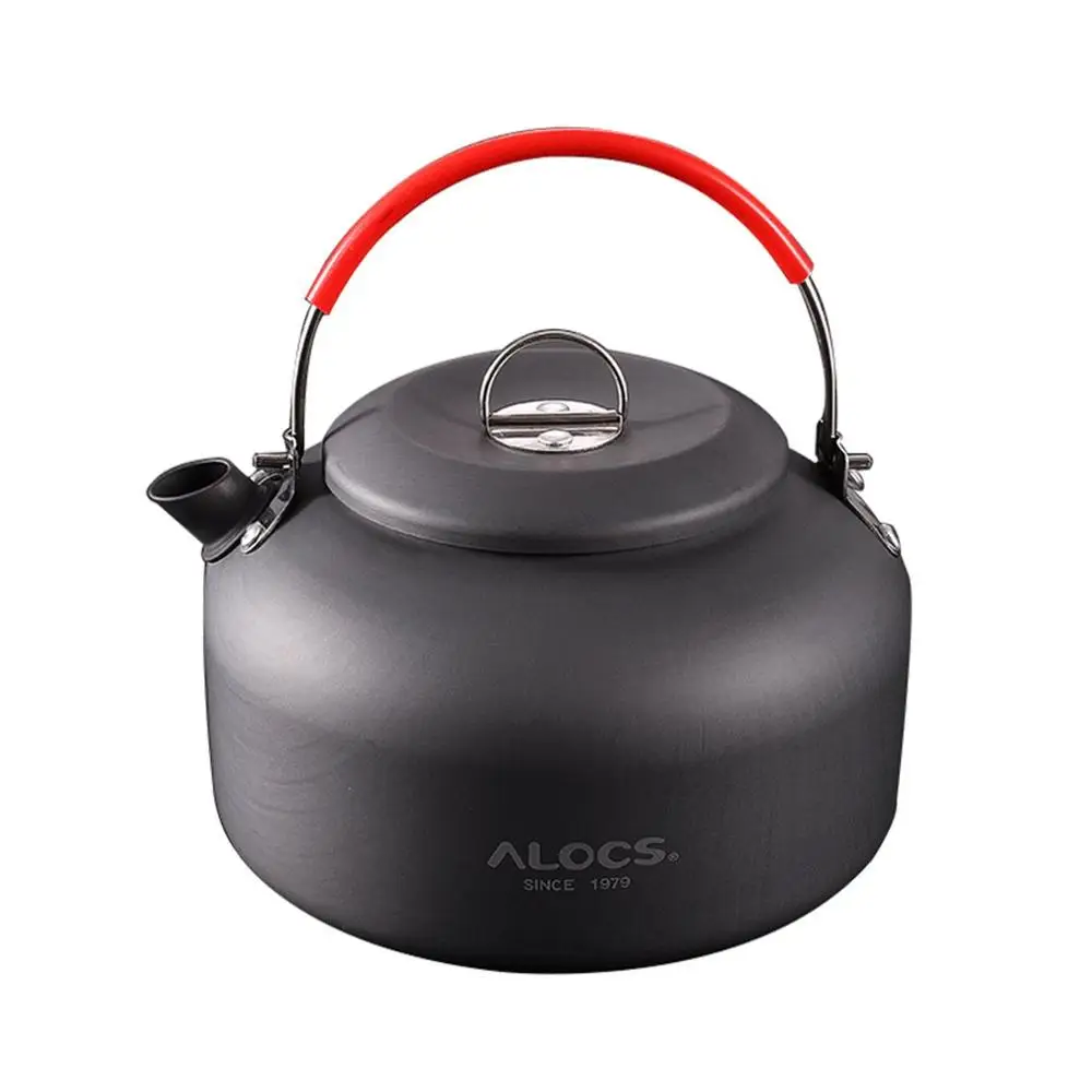 

Outdoor Kettle Camping Picnic Water Teapot Coffee Pot 0.8L Aluminum Pot Camping Table Water Kettles