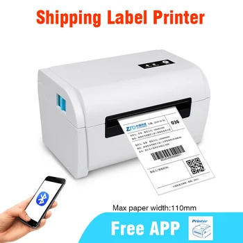 

Thermal shipping label Barcode printer sticker bluetooth wireless printer With Label Holder Compatible with Amazon Ebay Shopify