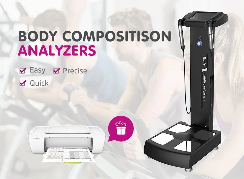 

Hot Sale!!! 2020 Professional Physical Measuring Instrument Analyzer Body Fat Analysis Body Composition Analyzer with Printer