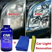 

2022new Car Headlight Repair Liquid Headlight Polishing Anti-scratch And Maintenance Liquid Kit 30ML Rearview Mirror Coating