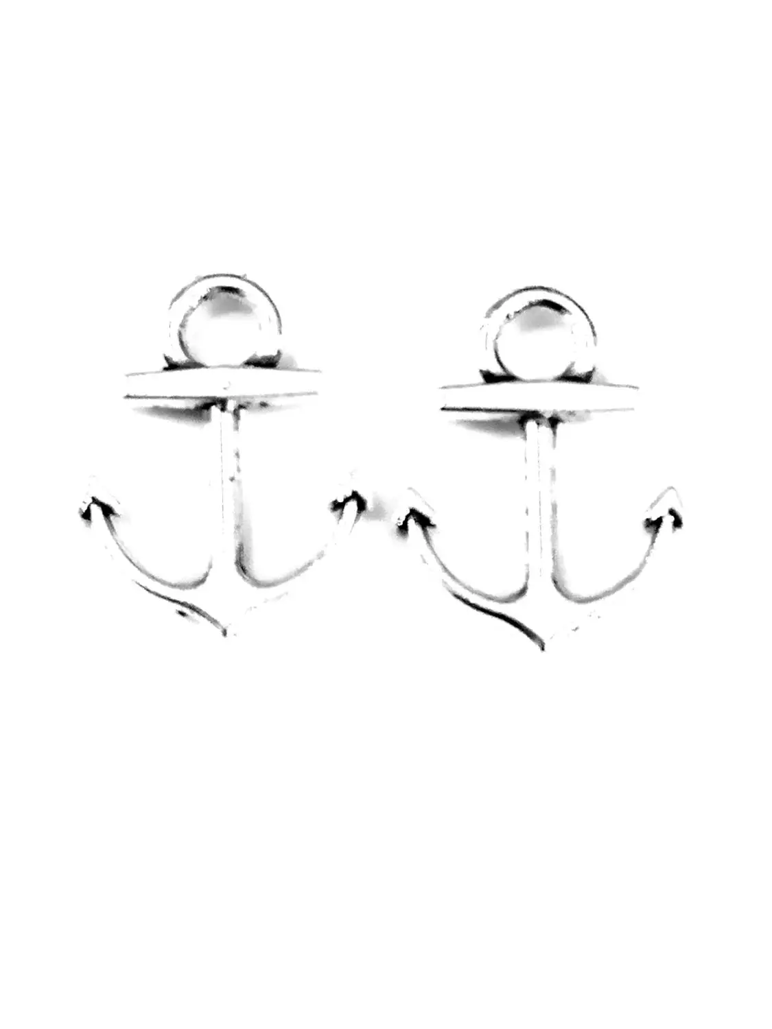 50pcs Anchors charms pendant 19x15mm antique silver ornament accessories jewelry making DIY base material | Украшения и