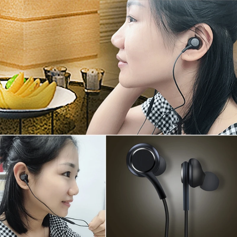 

3.5mm Super Clear Low Bass In-ear Earphones Ear Buds for iPhone 6 Samsung S8 S8+