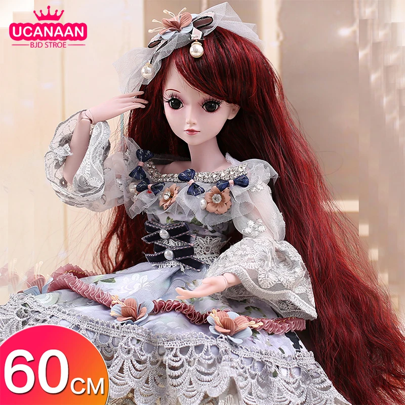 UCanaan/23 6 ''BJD кукла с 19 Шаровые опоры и одежда наряд обувь парик Макияж для