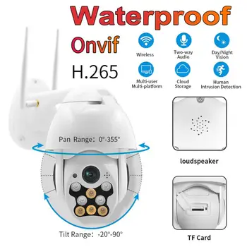 

Outdoor PTZ 1080P 720P IP Camera Security Camera WiFi Wireless CCTV Camera Surveillance IR Night Vision P2P Baby Monitor Pet