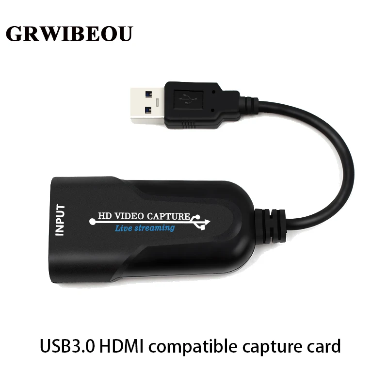 

4K USB3.0 to HDMI-compatible video capture card computer game live broadcast is more exciting 1080P video recording capture card